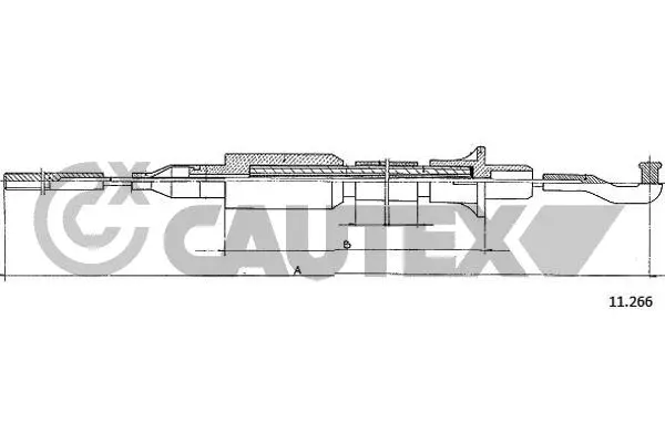 Cable Pull, clutch control (761906)