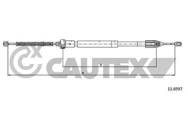Cable Pull, parking brake (028367)