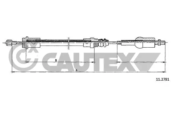 Cable Pull, clutch control (765754)