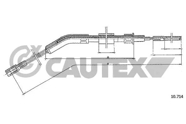 Cable Pull, parking brake (762984)
