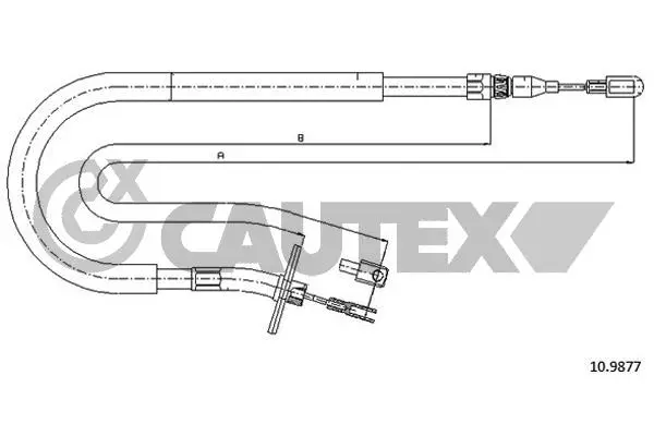 Cable Pull, parking brake (766253)