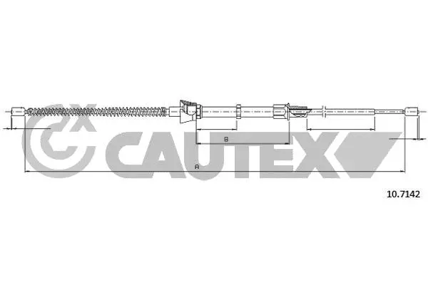 Cable Pull, parking brake (763060)