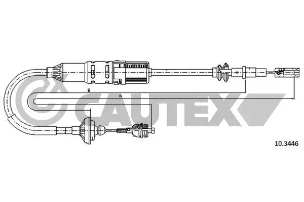 Cable Pull, clutch control (765772)