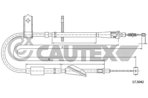 Cable Pull, parking brake (762664)