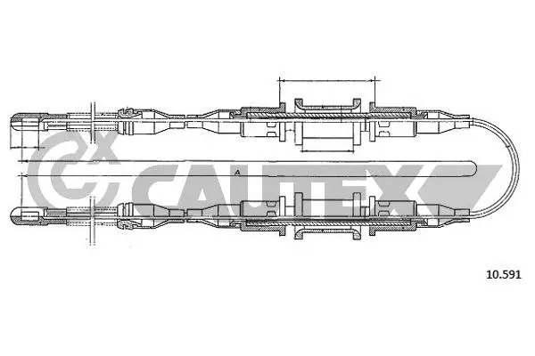 Cable Pull, parking brake (761960)