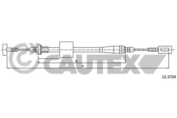 Cable Pull, parking brake (761062)