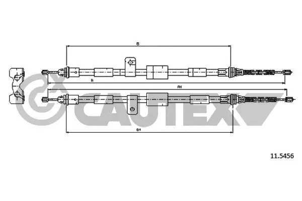 Cable Pull, parking brake (761419)