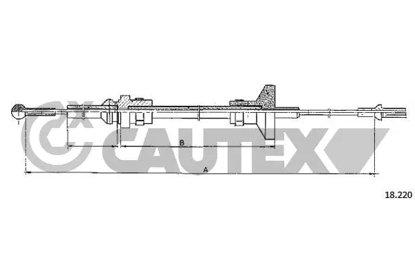 Cable Pull, clutch control (763191)
