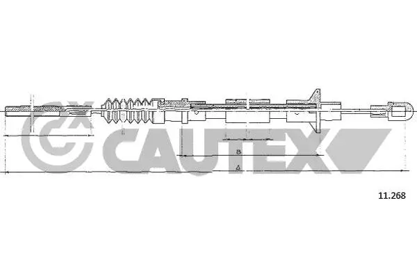 Cable Pull, clutch control (761905)