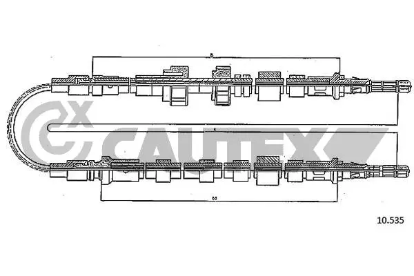 Cable Pull, parking brake (087211)