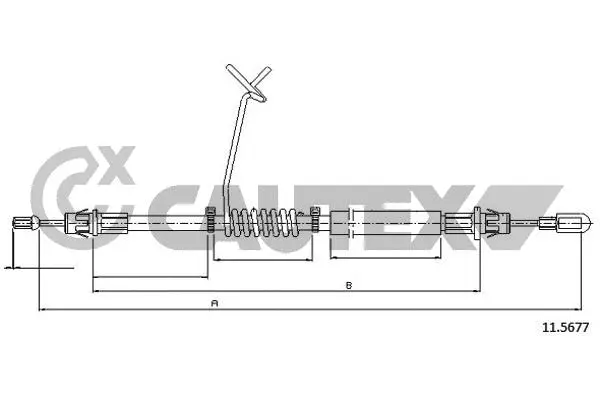 Cable Pull, parking brake (761457)