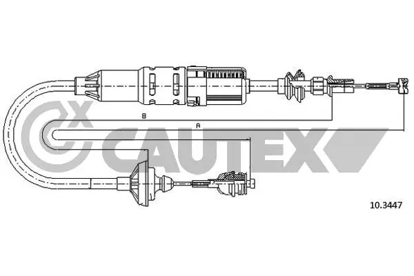 Cable Pull, clutch control (762564)