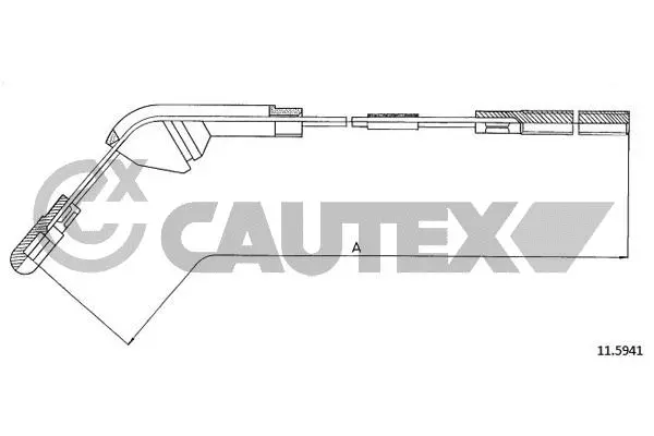 Cable Pull, parking brake (487935)