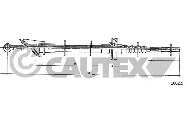Cable Pull, clutch control (760769)