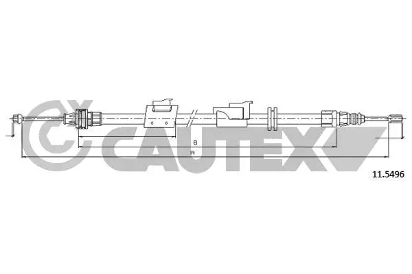 Cable Pull, parking brake (761440)