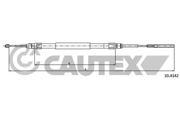 Cable Pull, parking brake (208025)