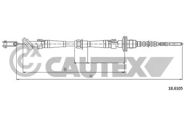Cable Pull, clutch control (762637)