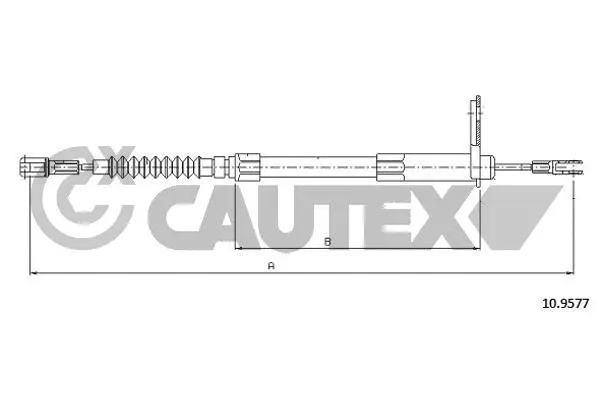 Cable Pull, parking brake (766290)