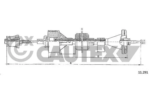 Cable Pull, clutch control (028440)