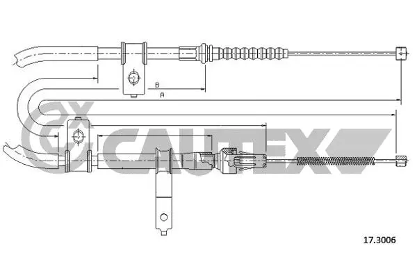 Cable Pull, parking brake (763142)