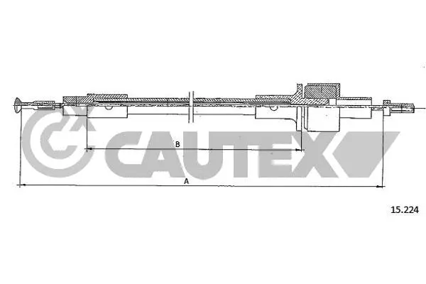 Cable Pull, clutch control (761316)
