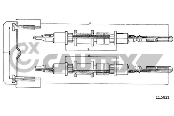Cable Pull, parking brake (761982)