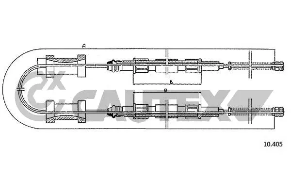Cable Pull, parking brake (765963)