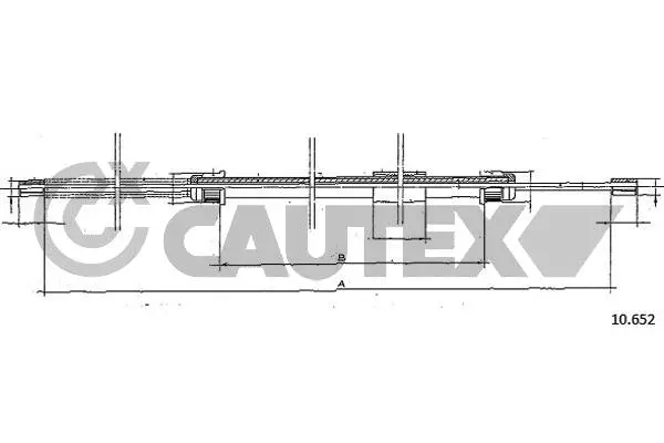 Cable Pull, parking brake (762349)