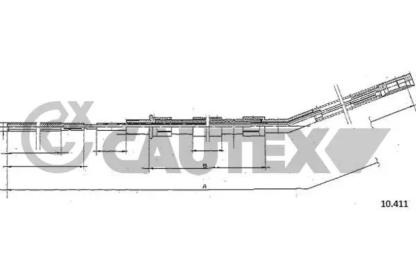 Cable Pull, parking brake (766040)