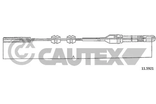 Cable Pull, parking brake (487712)