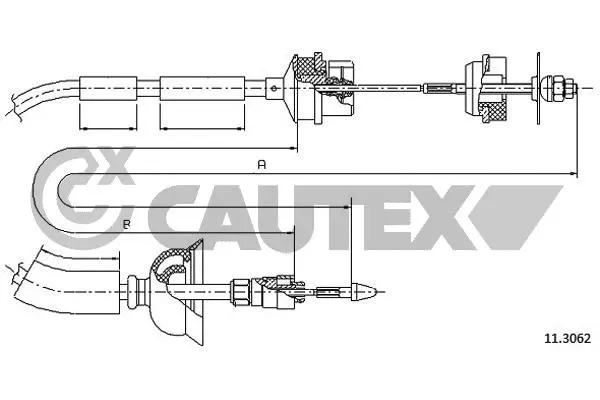 Cable Pull, clutch control (762107)