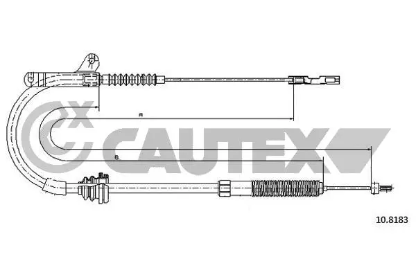 Cable Pull, parking brake (762878)