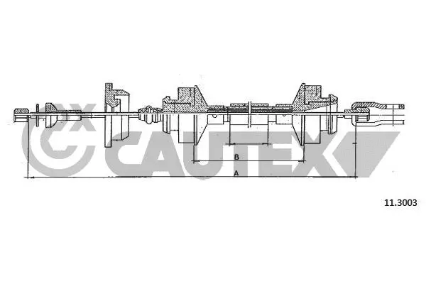 Cable Pull, clutch control (035680)