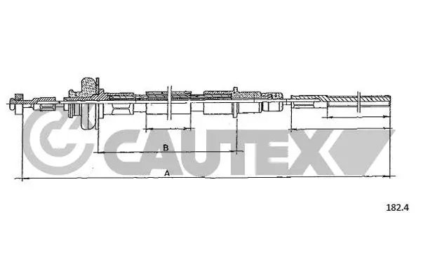 Cable Pull, clutch control (766324)