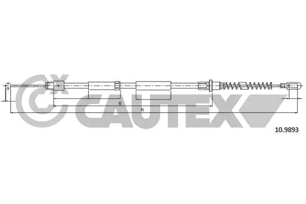 Cable Pull, parking brake (766296)