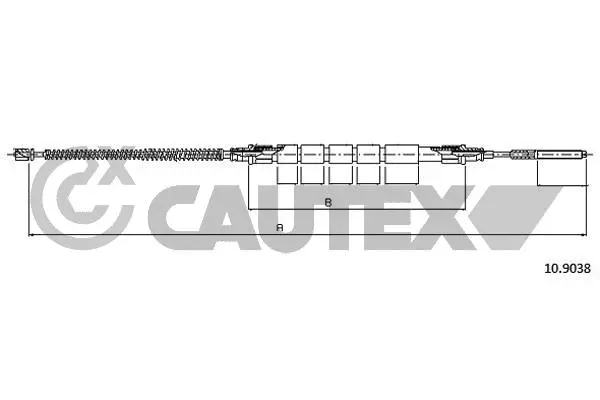 Cable Pull, parking brake (762615)