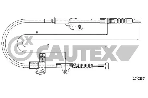 Cable Pull, parking brake (069049)