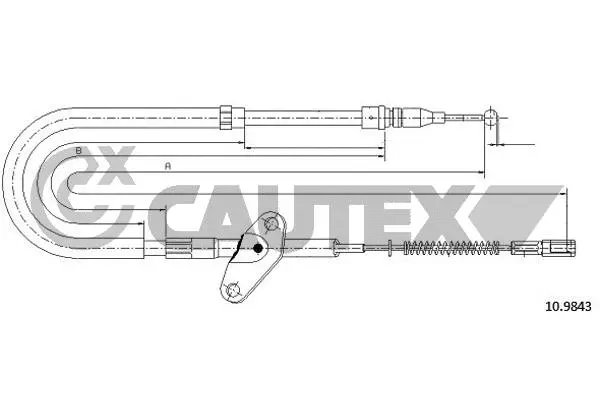 Cable Pull, parking brake (766292)