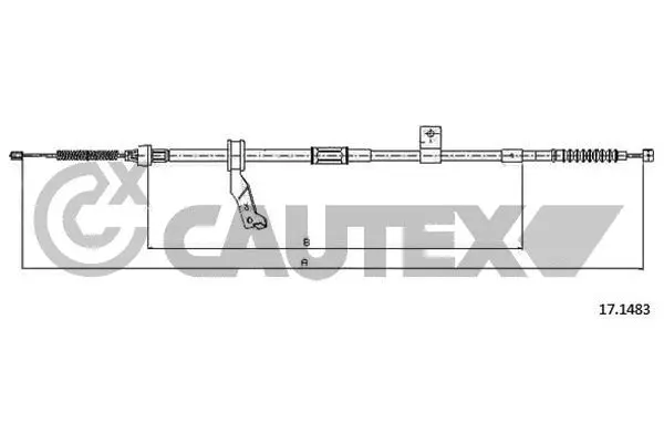 Cable Pull, parking brake (762838)