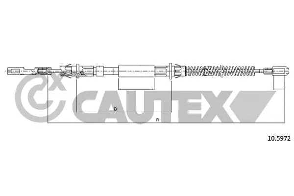 Cable Pull, parking brake (762001)