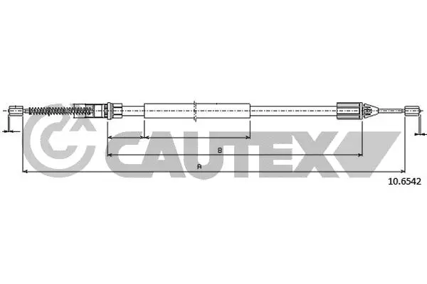Cable Pull, parking brake (028339)