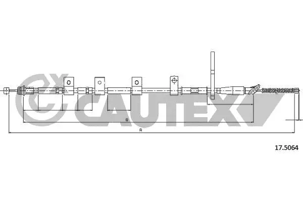 Cable Pull, parking brake (708109)