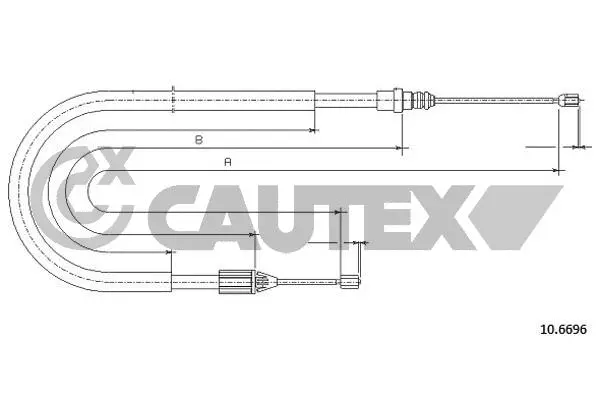 Cable Pull, parking brake (762418)