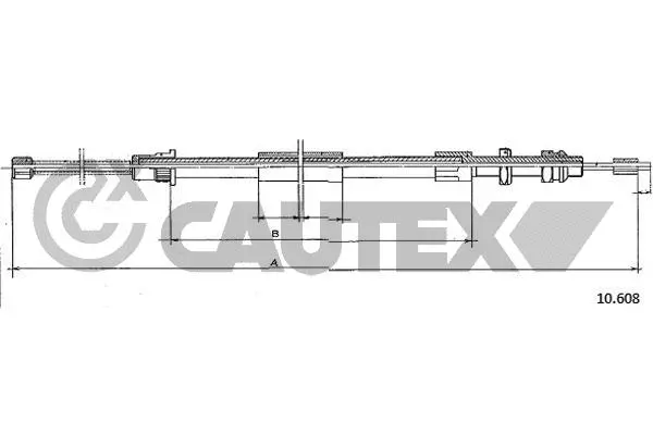 Cable Pull, parking brake (762164)
