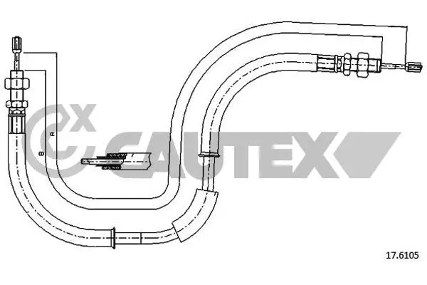 Cable Pull, parking brake (763195)