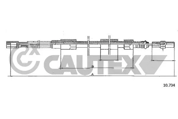 Cable Pull, parking brake (763016)