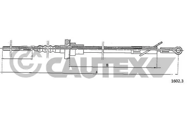 Cable Pull, clutch control (766313)