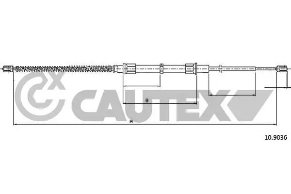 Cable Pull, parking brake (468245)