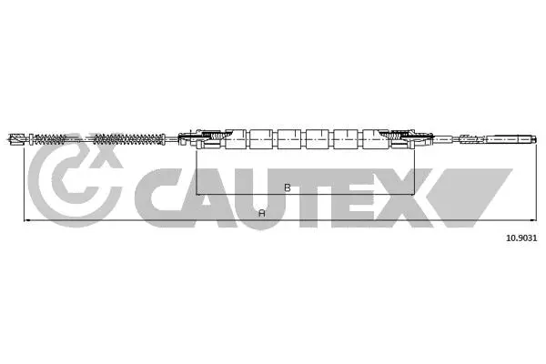 Cable Pull, parking brake (468094)