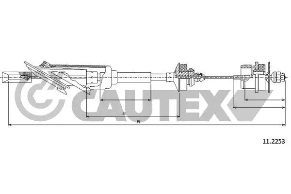 Cable Pull, clutch control (038077)
